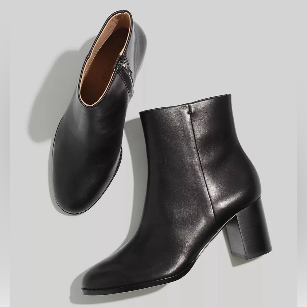 Madewell The Mira Side-Seam Leather Ankle Boot